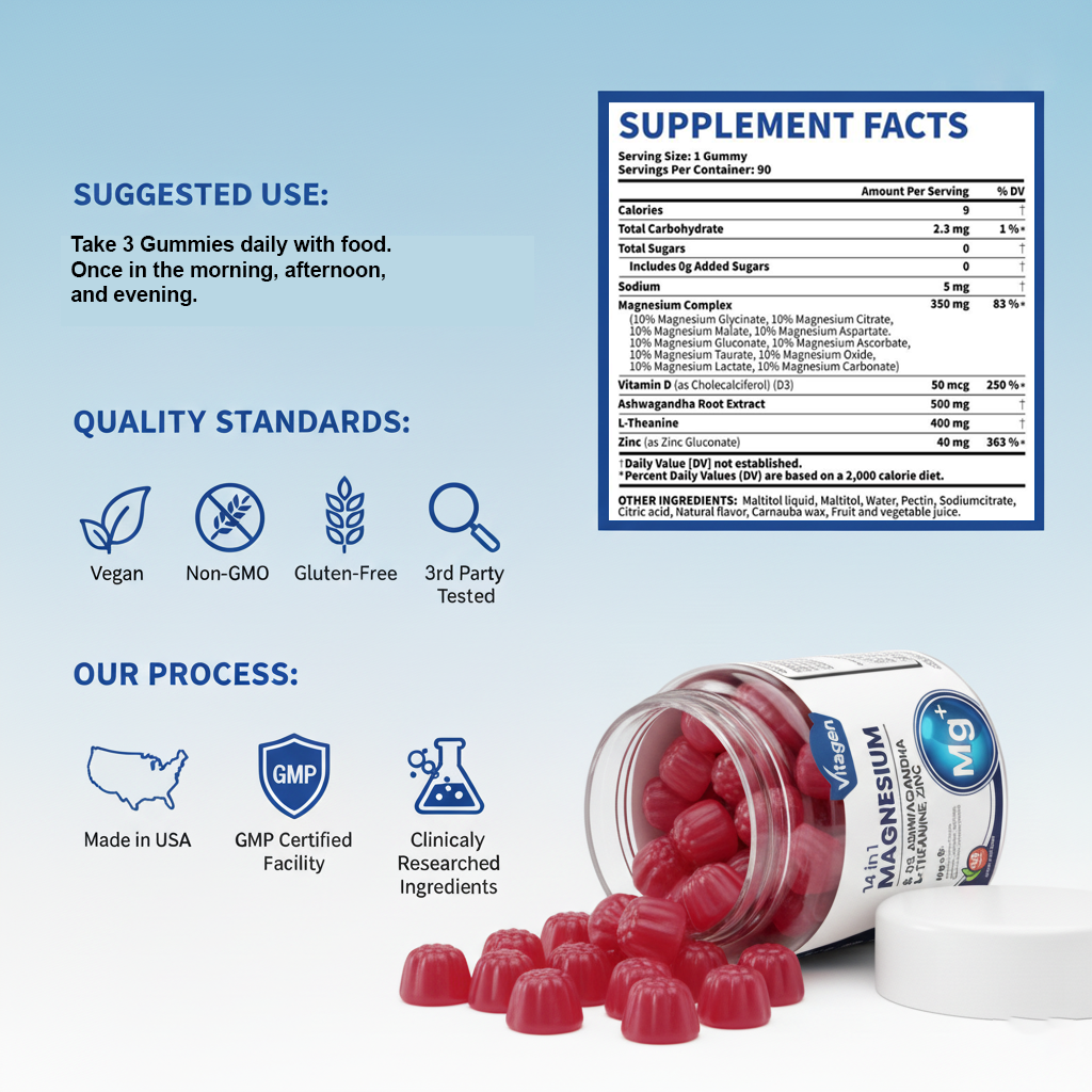 Vitagen® 14-in-1 Magnesium Complex Gummies